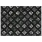 SET DE TABLE 'BLACK & SILVER' 48 G/M2 31x43 CM NOIR CELLULOSE (2000 UNITÉ) SET DE TABLE