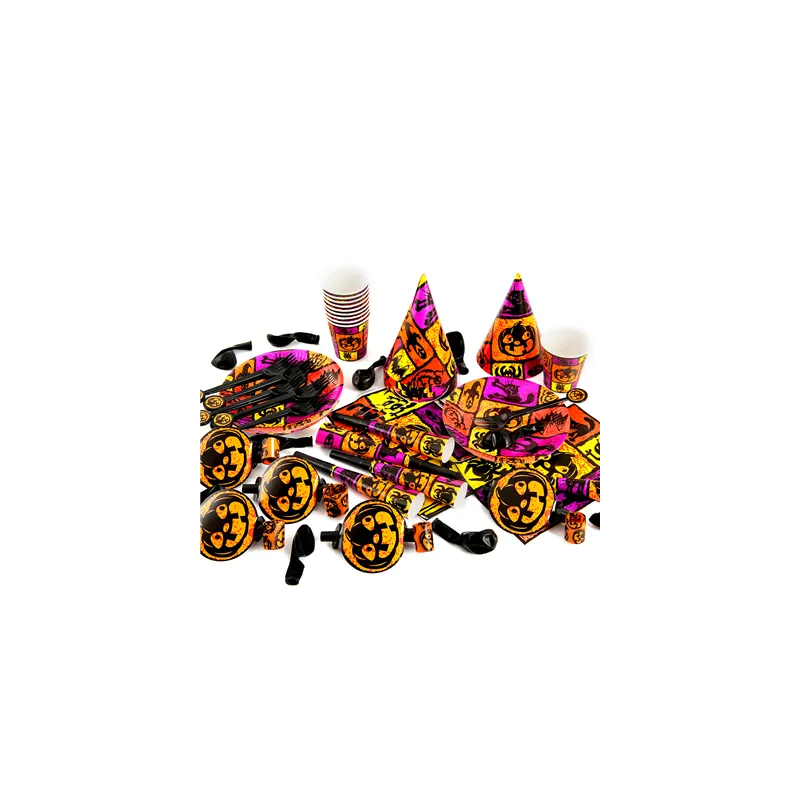 ASSORTIMENT HALLOWEEN POUR 10 PERSONNES (1 UNITÉ) ASSORTIMENT HALLOWEEN POUR 10 PERSONNES (1 UNITÉ)
