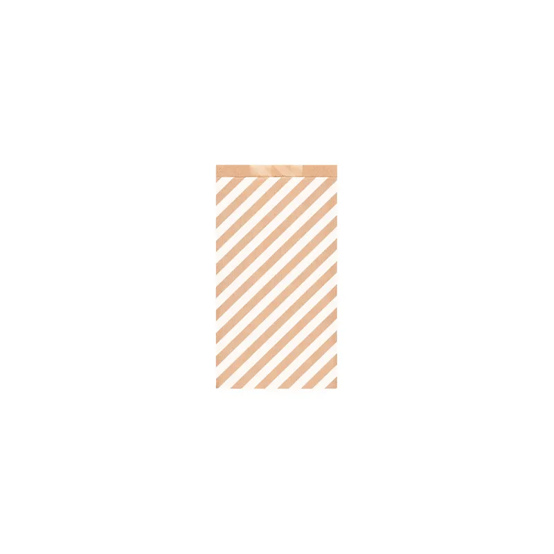 SACHETS PLATS RAYURES 60 G/M2 19+8x35 CM NATUREL KRAFT VERGÉ (250 UNITÉ) SACHETS PLATS RAYURES 60 G/M2 19+8x35 CM NATUREL KRAFT VERGÉ (250 UNITÉ)