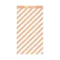 SACHETS PLATS RAYURES 60 G/M2 19+8x35 CM NATUREL KRAFT VERGÉ (250 UNITÉ) SACHETS PLATS RAYURES