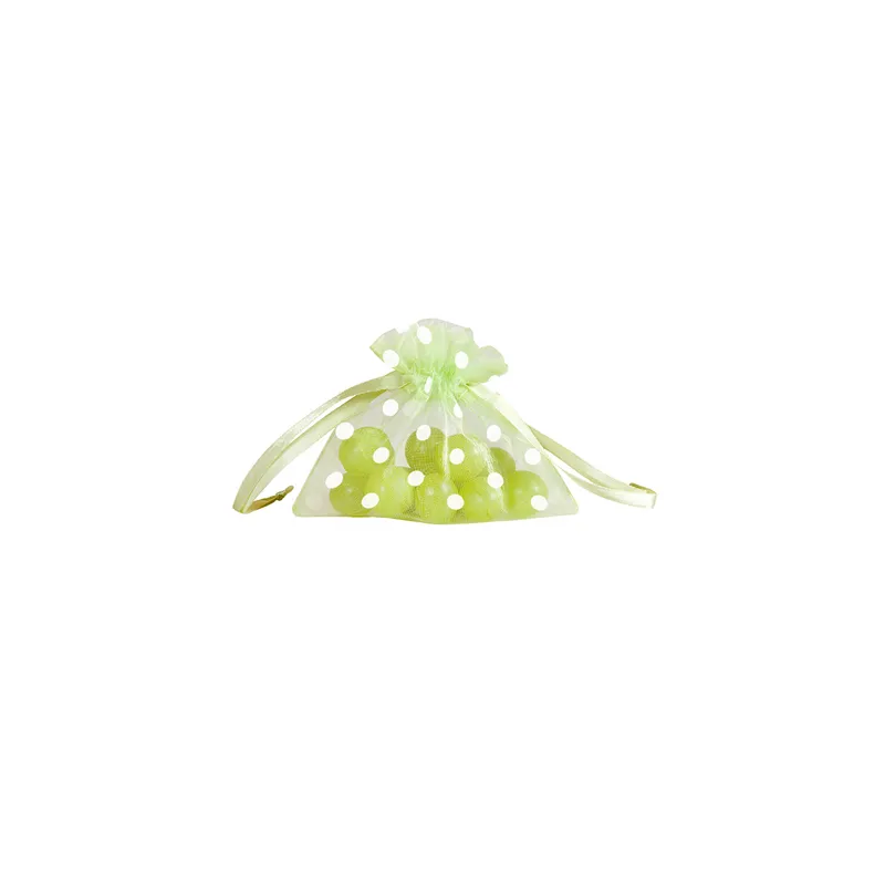 48 U. SACHETS ORGANDY AVEC FERMETURE-À POIS  12,5x11 CM MENTHE MICROFIBRE (1 UNITÉ)
