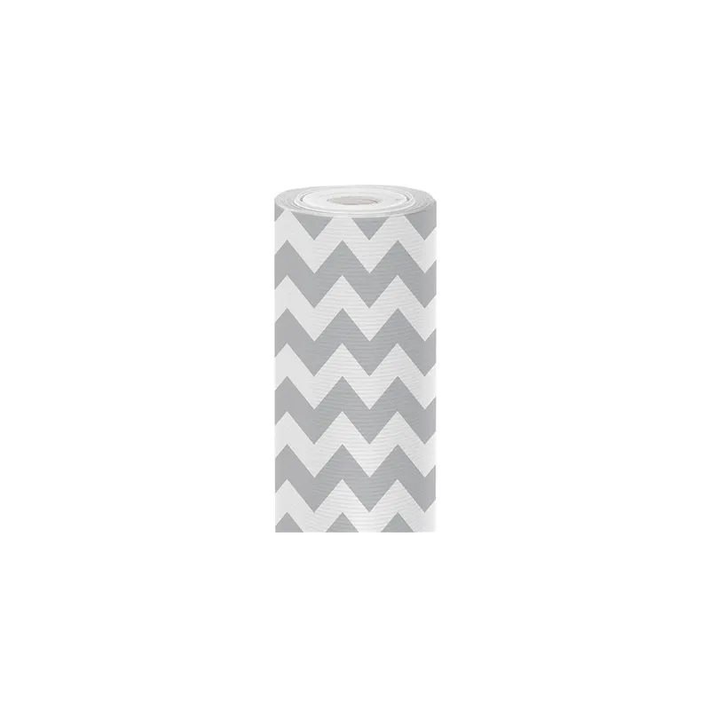 PAPIER CADEAU 50 M LISERÉ  60 G/M2 70 CM ARGENTE CELLULOSE (1 UNITÉ)