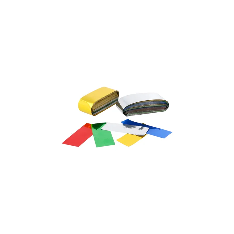 CONFETTI RECTANGULAIRE MÉTALLISÉE 1 KG 5x2 CM ASSORTI PLASTIQUE (1 UNITÉ) CONFETTI RECTANGULAIRE MÉTALLISÉE 1 KG 5x2 CM ASSORTI PLASTIQUE (1 UNITÉ)