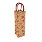 SACS BOUTEILLES "STARS" 11+10,5x35 CM NATUREL JUTE (10 UNITÉ) SACS BOUTEILLES "STARS"