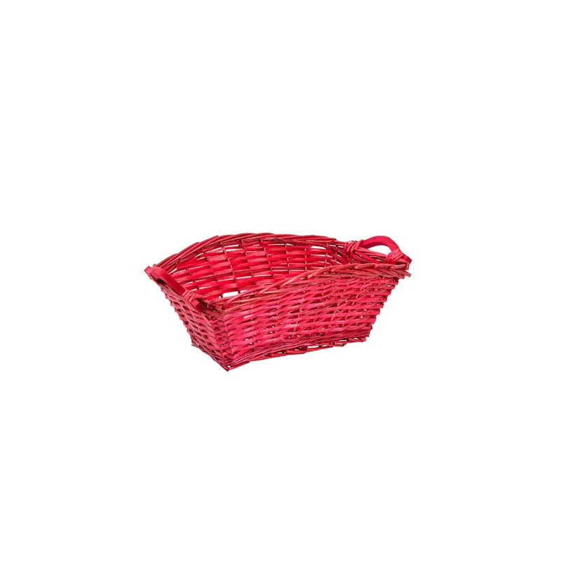 CORBEILLE POUR LOTS 42x25x16,5 CM ROUGE OSIER (1 UNITÉ) CORBEILLE POUR LOTS 42x25x16,5 CM ROUGE OSIER (1 UNITÉ)