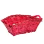 CORBEILLE POUR LOTS 42x25x16,5 CM ROUGE OSIER (1 UNITÉ) CORBEILLE POUR LOTS