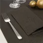 SERVIETTES 60 G/M2 40x40 CM NOIR AIRLAID (700 UNITÉ) SERVIETTES