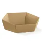 30 U. CORBEILLES HEXAGONALES 38x30x10 CM NATUREL KRAFT (1 UNITÉ) 30 U. CORBEILLES HEXAGONALES