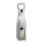 100 U. BOÎTES 1 BOUTEILLE 9x9x41 CM ARGENTE CARTON (1 UNITÉ) 100 U. BOÎTES 1 BOUTEILLE