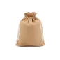48 U. SACHETS AVEC FERMETURE 12,5x11 CM NATUREL JUTE (1 UNITÉ) 48 U. SACHETS AVEC FERMETURE