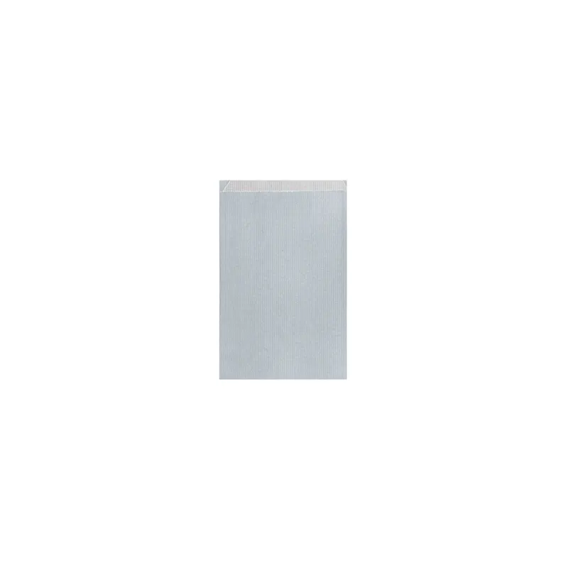 SACHETS PLATS 60 g/m2 12+5x18 CM ARGENTE KRAFT VERGÉ (250 UNITÉ) SACHETS PLATS 60 g/m2 12+5x18 CM ARGENTE KRAFT VERGÉ (250 UNITÉ)