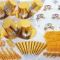 ASSORTIMENT COTILLON 50 PERSONNES "LUXE" 51,5x39,5x33 CM DORE (1 UNITÉ) ASSORTIMENT COTILLON 50 PERSONNES "LUXE"