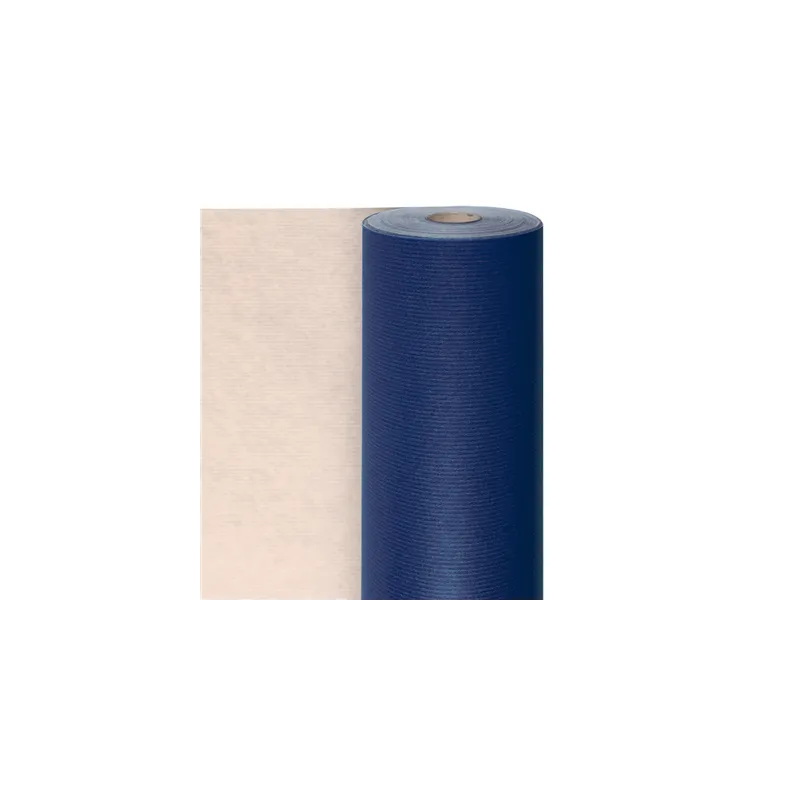 PAPIER CADEAU 100 M. 60 G 70 CM BLEU KRAFT VERGÉ (1 UNITÉ) PAPIER CADEAU 100 M. 60 G 70 CM BLEU KRAFT VERGÉ (1 UNITÉ)