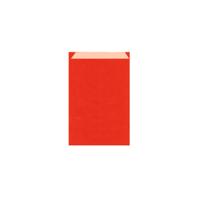 ENVELOPPE CADEAUX  60 G/M2 19+8x35 CM ROUGE KRAFT VERGÉ (250 UNITÉ)