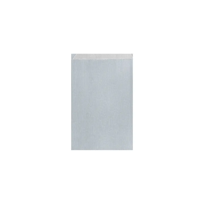 SACHETS PLATS 60 G/M2 26+9x38 CM ARGENTE KRAFT VERGÉ (250 UNITÉ) SACHETS PLATS 60 G/M2 26+9x38 CM ARGENTE KRAFT VERGÉ (250 UNITÉ)