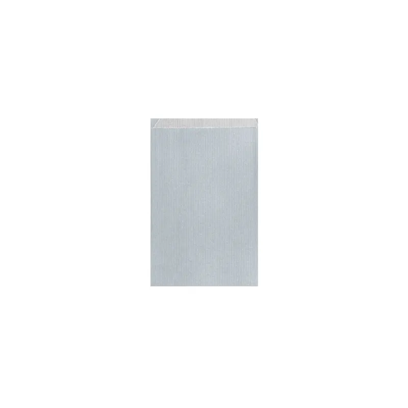 SACHETS PLATS 60 G/M2 19+8x35 CM ARGENTE KRAFT VERGÉ (250 UNITÉ) SACHETS PLATS 60 G/M2 19+8x35 CM ARGENTE KRAFT VERGÉ (250 UNITÉ)