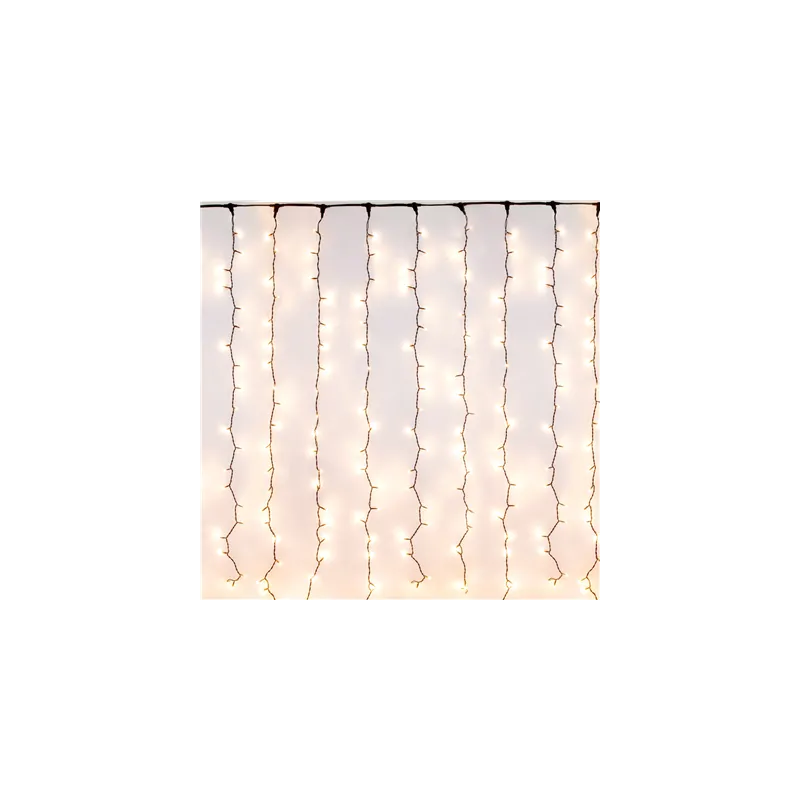 RIDEAU LUMINEAUX 400 LEDS 2 M CHAMPAGNE (1 UNITÉ) RIDEAU LUMINEAUX 400 LEDS 2 M CHAMPAGNE (1 UNITÉ)