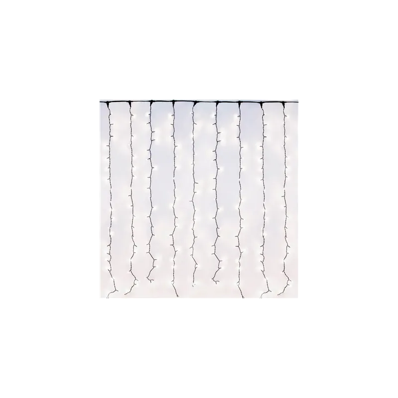 RIDEAU LUMINEAUX 400 LEDS 2 M BLANC (1 UNITÉ) RIDEAU LUMINEAUX 400 LEDS 2 M BLANC (1 UNITÉ)
