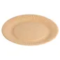ASSIETTES RONDES EN RELIEF BIO-LAQUÉES