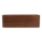 DISTRIBUTEUR MOUCHOIRS 26,5x14x8,5 CM MARRON BOIS (1 UNITÉ) DISTRIBUTEUR MOUCHOIRS