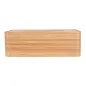 DISTRIBUTEUR MOUCHOIRS 26,5x14x8,5 CM NATUREL BOIS (1 UNITÉ) DISTRIBUTEUR MOUCHOIRS