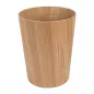 CORBEILLE CHAMBRES Ø23,5x30 CM NATUREL BOIS (1 UNITÉ) CORBEILLE CHAMBRES