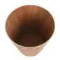 CORBEILLE CHAMBRES Ø23,5x30 CM NATUREL BOIS (1 UNITÉ) CORBEILLE CHAMBRES