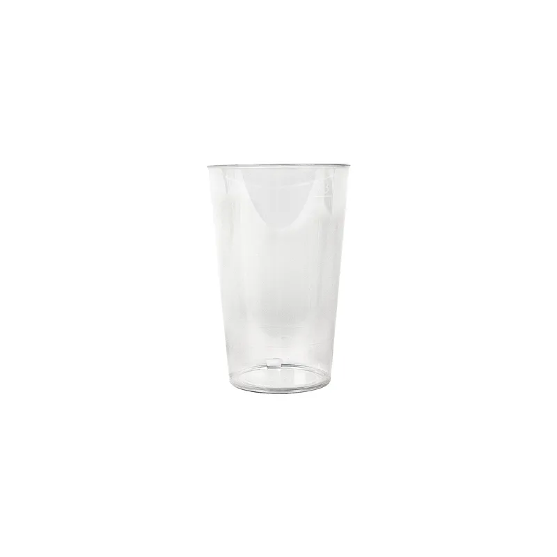 VERRES RÉUTILISABLES  300 ML Ø 7,5/5,4x11,4 CM TRANSPARENT PP (500 UNITÉ)