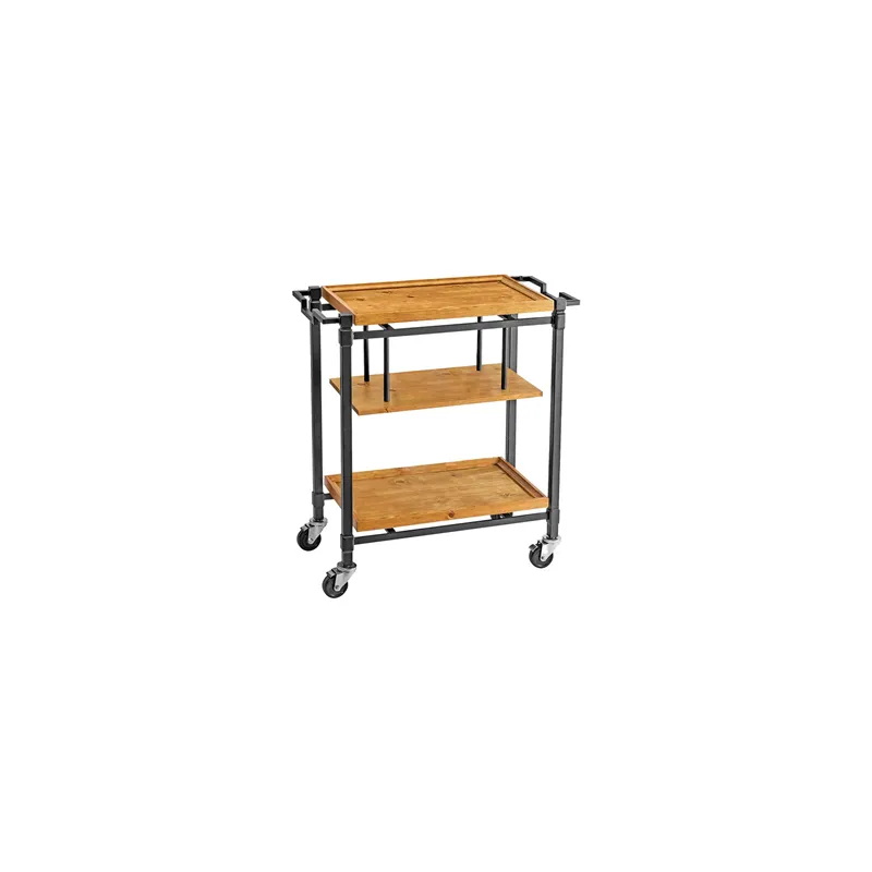 CHARIOT DE SERVICE ARROW 91,4x44,5x99 CM NATUREL BOIS (1 UNITÉ) CHARIOT DE SERVICE ARROW 91,4x44,5x99 CM NATUREL BOIS (1 UNITÉ)