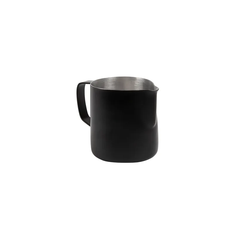 POT À LAIT SANS COUVERCLE  350 ML 12x7x9 CM NOIR INOX (1 UNITÉ)