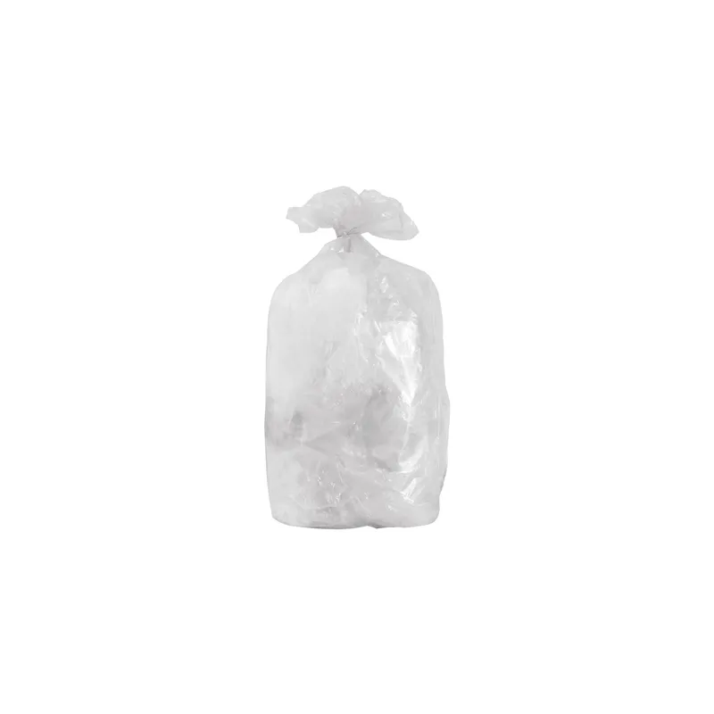 10 U. SACS POUBELLE  180 L 80µ 97x120 CM TRANSPARENT LDPE (1 UNITÉ)