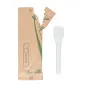 PETITES CUILLÈRES À GLACES EN SACHET FEEL GREEN 10 CM BLANC CPLA (500 UNITÉ) PETITES CUILLÈRES À GLACES EN SACHET