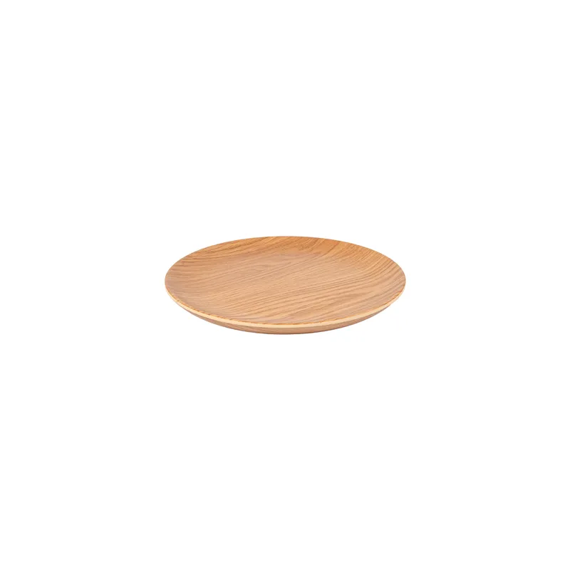 ASSIETTES PLATES ASAMI WARE  Ø 25,5x2,1 CM COMPARAISON BOIS MÉLAMINE (4 UNITÉ)