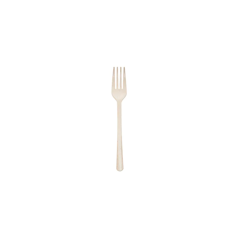 FOURCHETTES 'LUXURY'  20 CM IVOIRE FIBRE DE BOIS (10 UNITÉ)