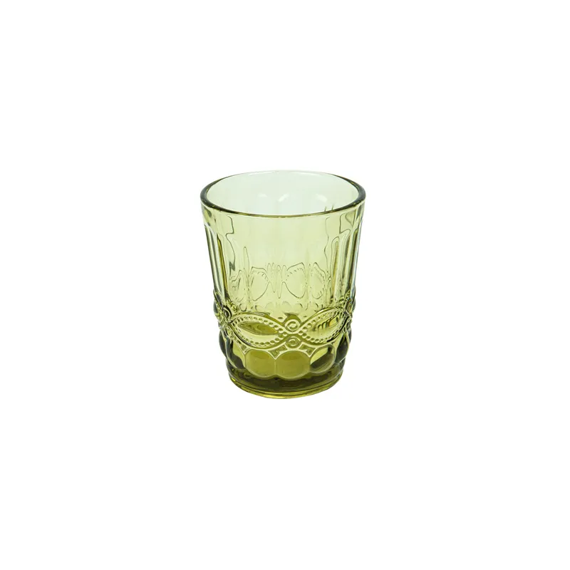 GOBELETS VINTAGE WAKI GLASS 'VINTAGE' 250 ML Ø8x10 CM VERT VERRE (6 UNITÉ)
