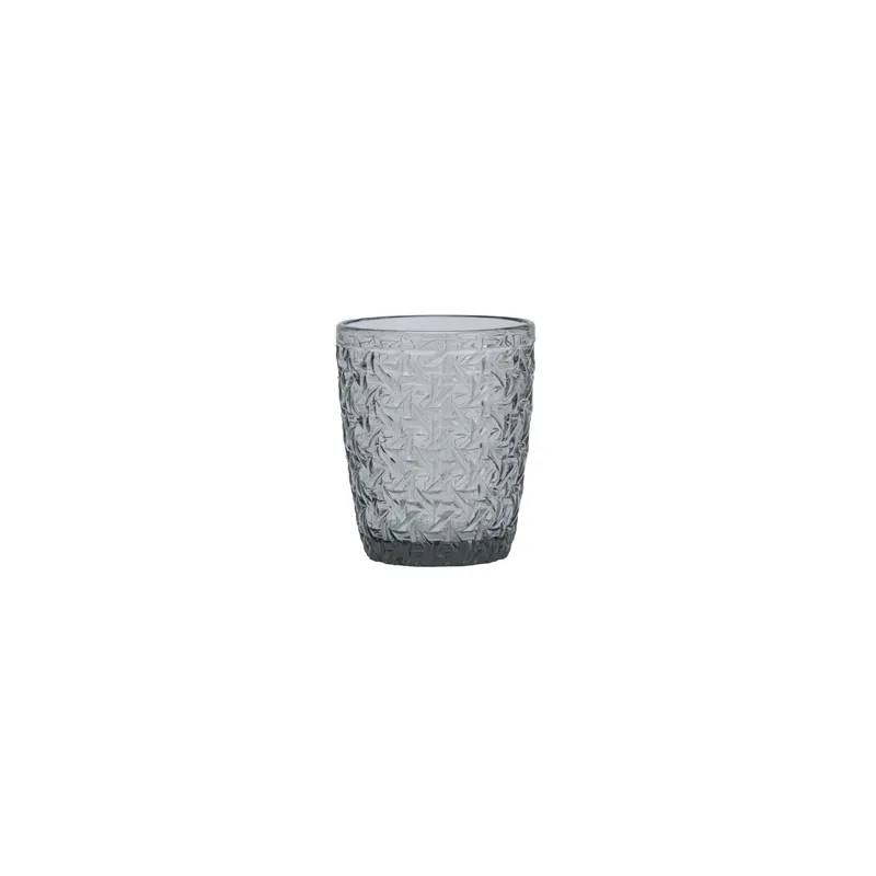 GOBELETS WAKI GLASS 'VINTAGE' 300 ML Ø8,2x10 CM GRIS VERRE (6 UNITÉ) GOBELETS WAKI GLASS 'VINTAGE' 300 ML Ø8,2x10 CM GRIS VERRE (6 UNITÉ)
