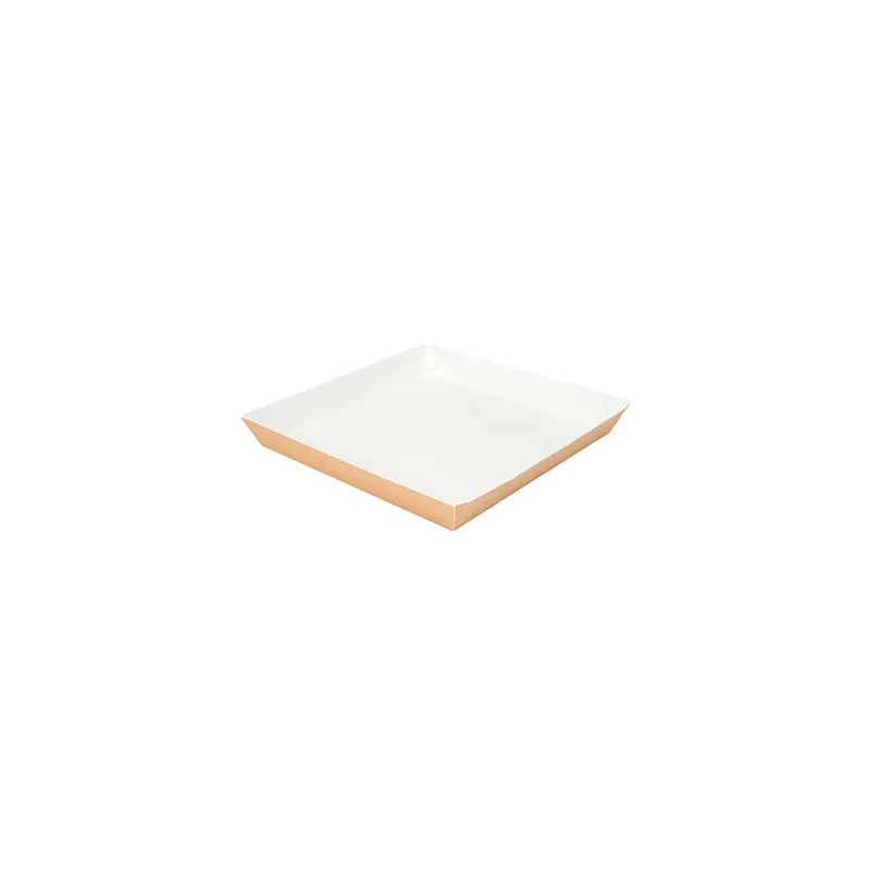 ASSIETTES THEPACK  23x23x2,9 CM NATUREL CARTON NANO-MICRO (400 UNITÉ)