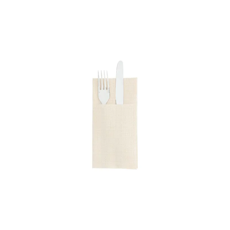 SERVIETTES KANGOUROU 'DRY COTTON' 55 G/M2 40x40 CM SABLE AIRLAID (700 UNITÉ)