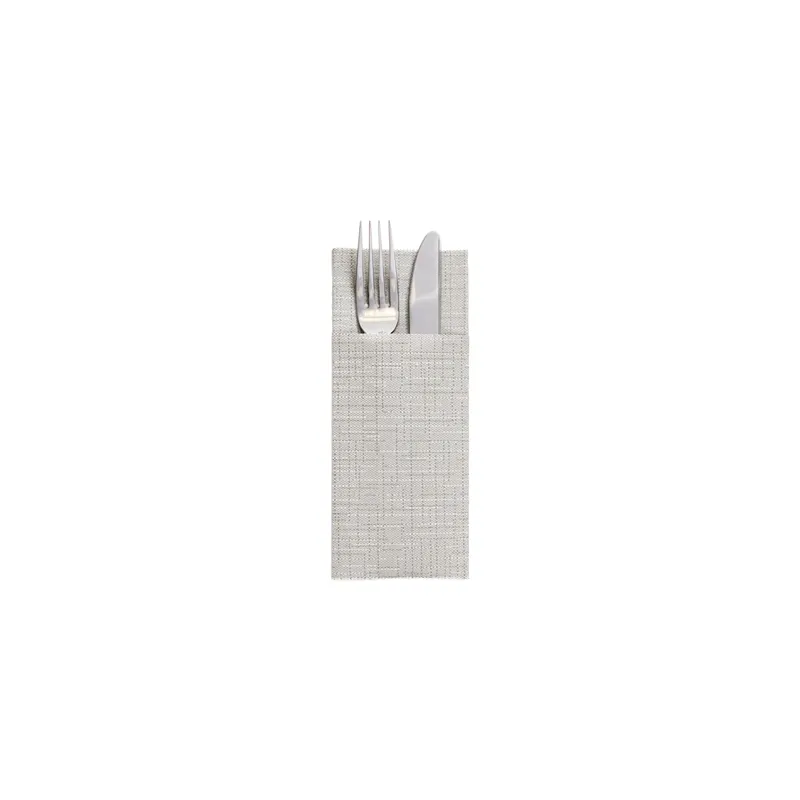 SERVIETTES "CANGURITO" 'DRY COTTON' 55 G/M2 33x40 CM GRIS AIRLAID (700 UNITÉ)