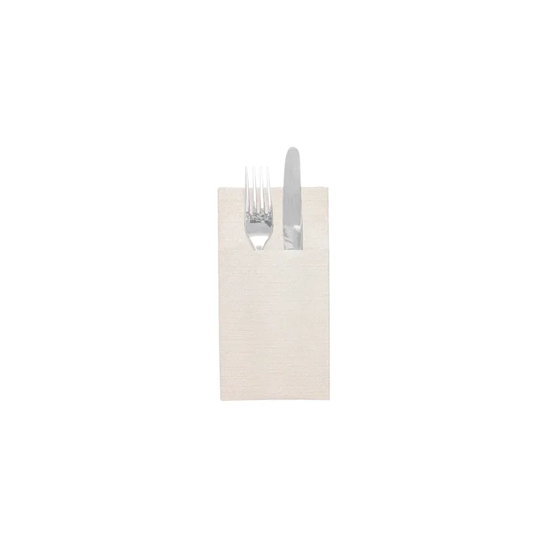 SERVIETTES KANGOUROU LIKE LINEN  70 G/M2 40x40 CM SABLE SPUNLACE (700 UNITÉ)