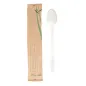 LONGUES CUILLÈRES EN SACHET FEEL GREEN 21 CM BLANC CPLA (500 UNITÉ) LONGUES CUILLÈRES EN SACHET