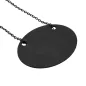 ARDOISE AVEC CHAÎNE Ø 10.3x7.9 CM NOIR ARDOISE (1 UNITÉ) ARDOISE AVEC CHAÎNE