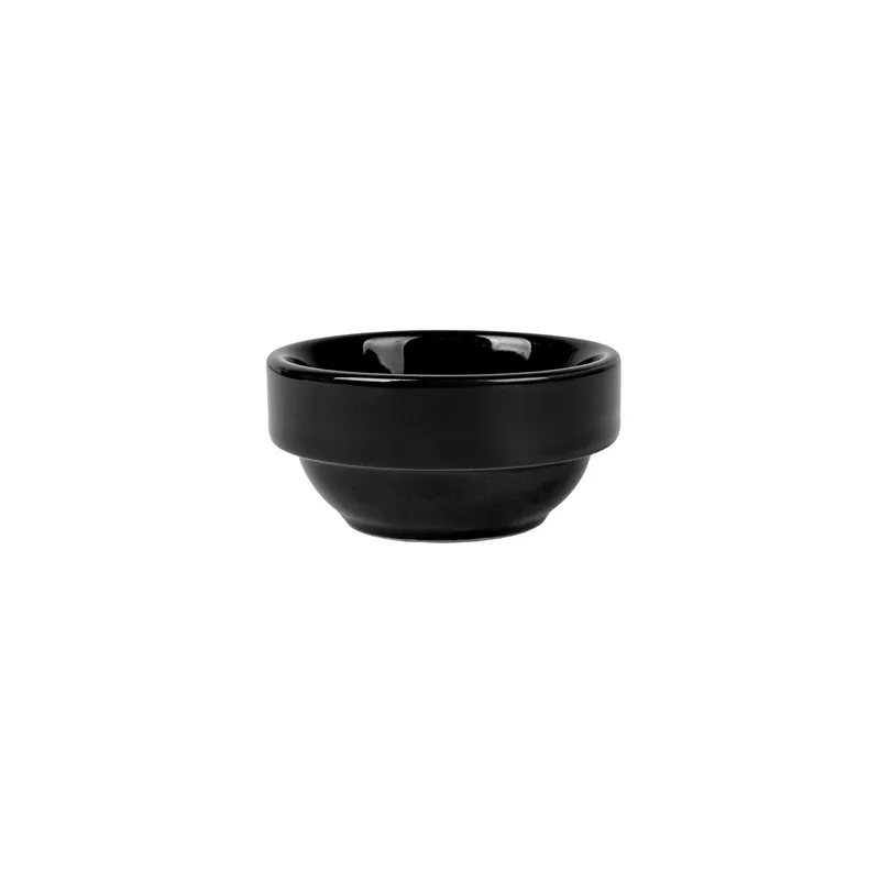BOLS SALADIERS AKALA 70 ML Ø 6,4x2,8 CM NOIR PORCELAINE (12 UNITÉ)