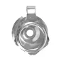 SUPPORT POUR 1 CORNET À GLACE 10,4x7,5 CM ARGENTE INOX (1 UNITÉ) SUPPORT POUR 1 CORNET À GLACE