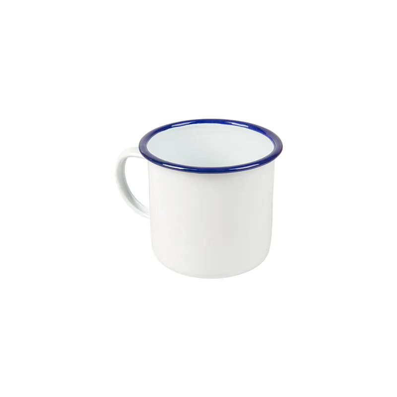 TASSES ENAMELWARE 700 ML Ø 10x10 CM BLANC ACIER ÉMAILLÉ (6 UNITÉ) TASSES ENAMELWARE 700 ML Ø 10x10 CM BLANC ACIER ÉMAILLÉ (6 UNITÉ)