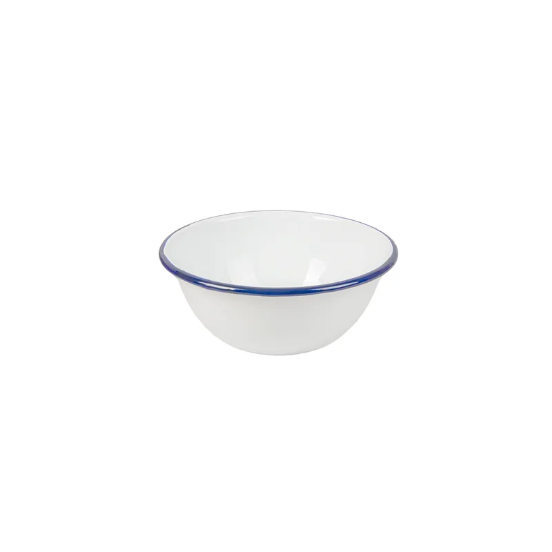 BOLS ENAMELWARE 1000 ML Ø 18,5x7,5 CM BLANC ACIER ÉMAILLÉ (6 UNITÉ) BOLS ENAMELWARE 1000 ML Ø 18,5x7,5 CM BLANC ACIER ÉMAILLÉ (6 UNITÉ)
