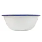 BOLS ENAMELWARE 1000 ML Ø 18,5x7,5 CM BLANC ACIER ÉMAILLÉ (6 UNITÉ) BOLS