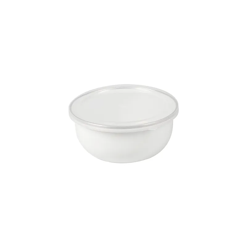 BOLS AVEC COUVERCLE ENAMELWARE 700 ML Ø 14x6,1 CM BLANC ACIER ÉMAILLÉ (6 UNITÉ) BOLS AVEC COUVERCLE ENAMELWARE 700 ML Ø 14x6,1 CM BLANC ACIER ÉMAILLÉ (6 UNITÉ)