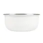 BOLS AVEC COUVERCLE ENAMELWARE 700 ML Ø 14x6,1 CM BLANC ACIER ÉMAILLÉ (6 UNITÉ) BOLS AVEC COUVERCLE
