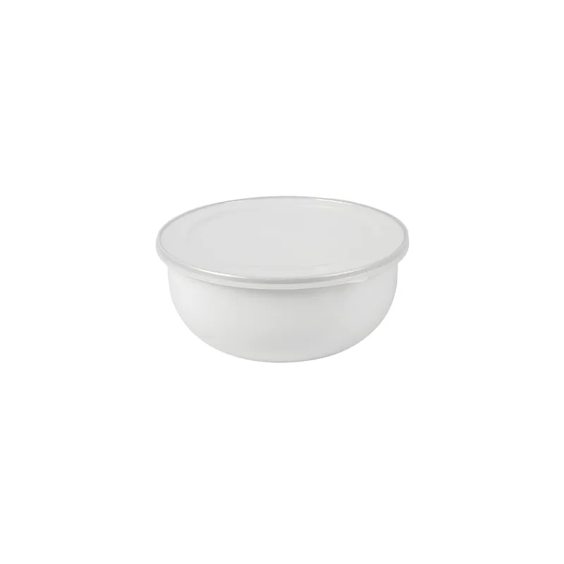 BOLS AVEC COUVERCLE ENAMELWARE 1000 ML Ø 18x7,3 CM BLANC ACIER ÉMAILLÉ (6 UNITÉ) BOLS AVEC COUVERCLE ENAMELWARE 1000 ML Ø 18x7,3 CM BLANC ACIER ÉMAILLÉ (6 UNITÉ)